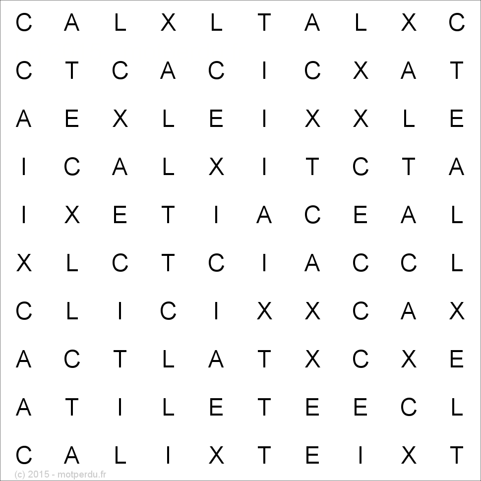 CALIXTE