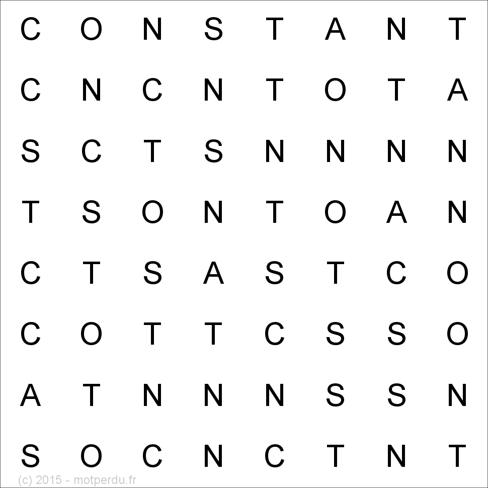 CONSTANT